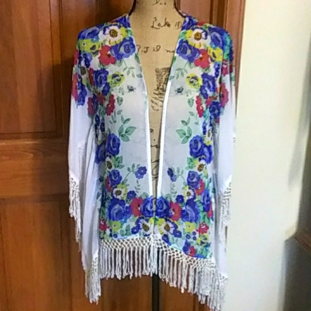 Kimono wrap or swim cover from Peacocks